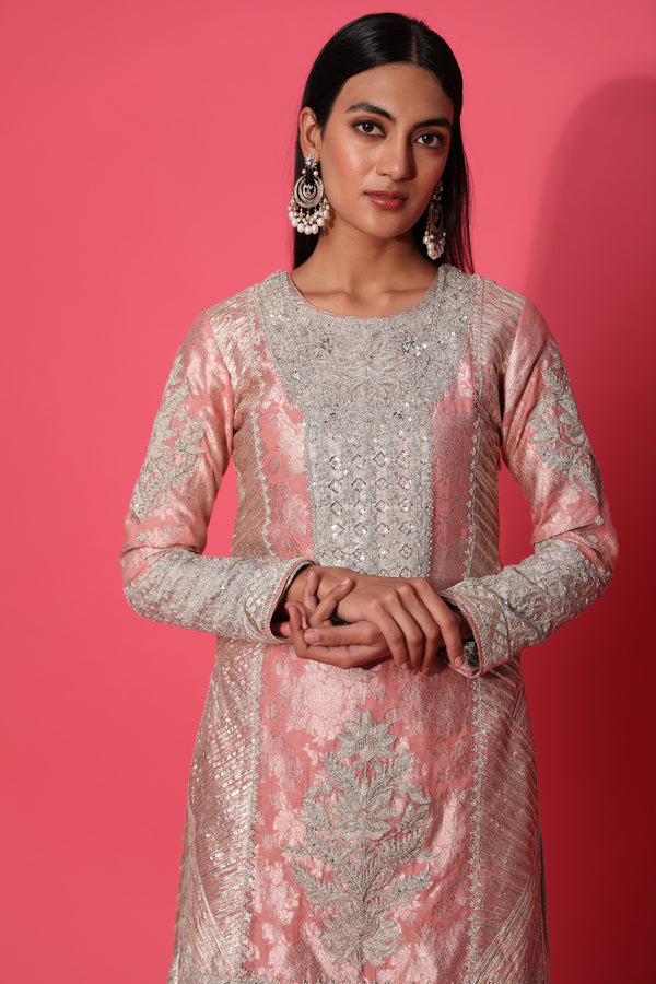 Dori Jaal Long Kurta & Sharara