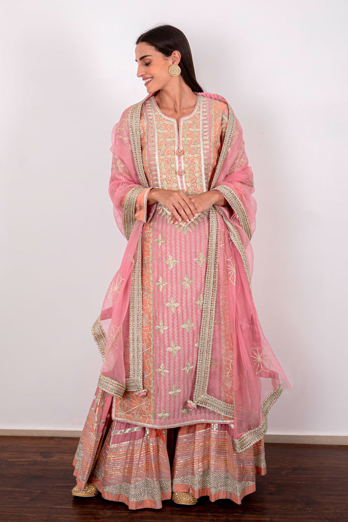 Alina Long Kurta & Sharara