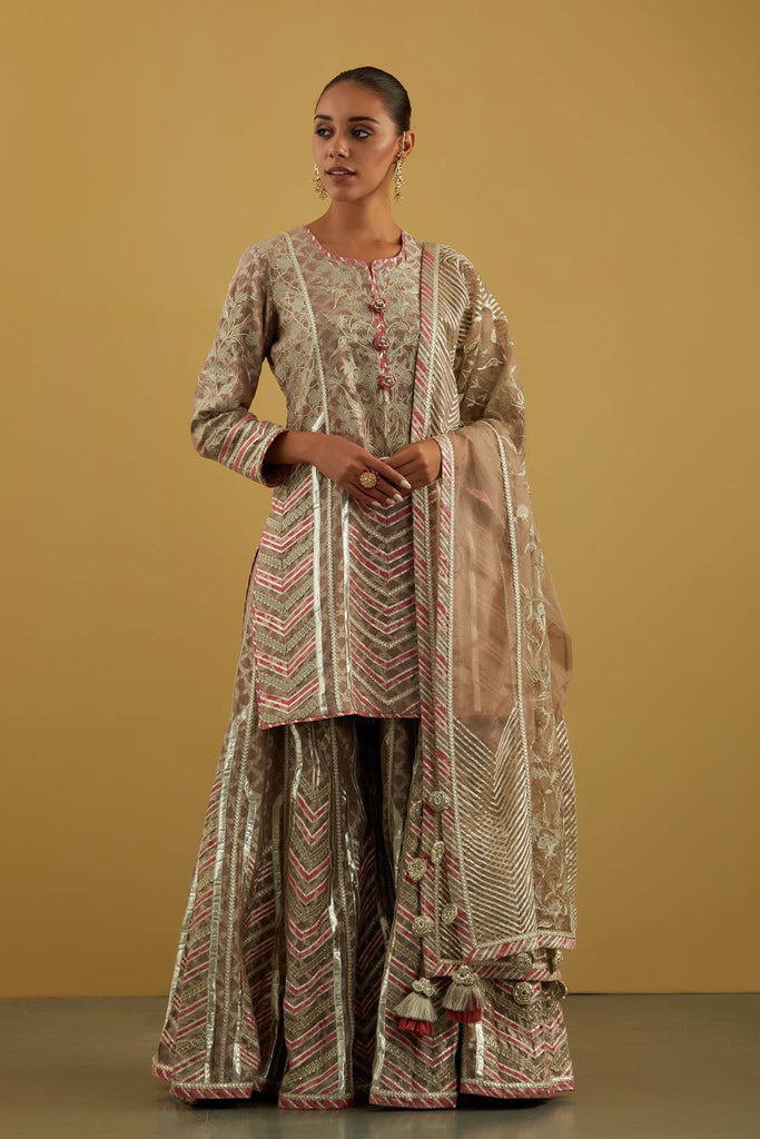 Aleena Short Kurta & Sharara