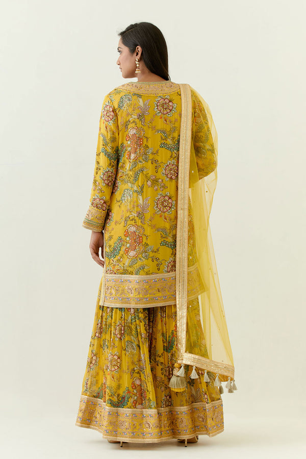 Chintz Short Kurta & Sharara