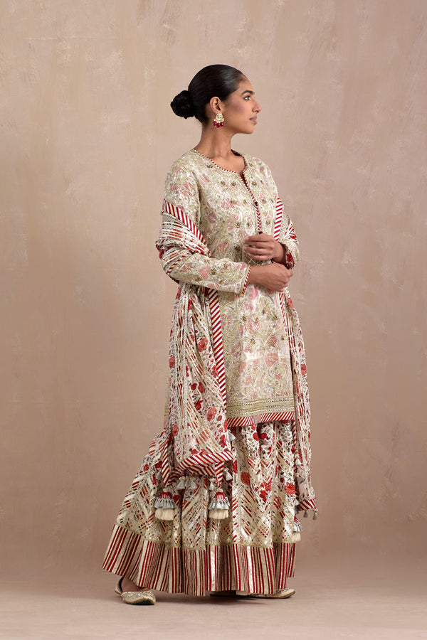 Noor Short Kurta & Sharara