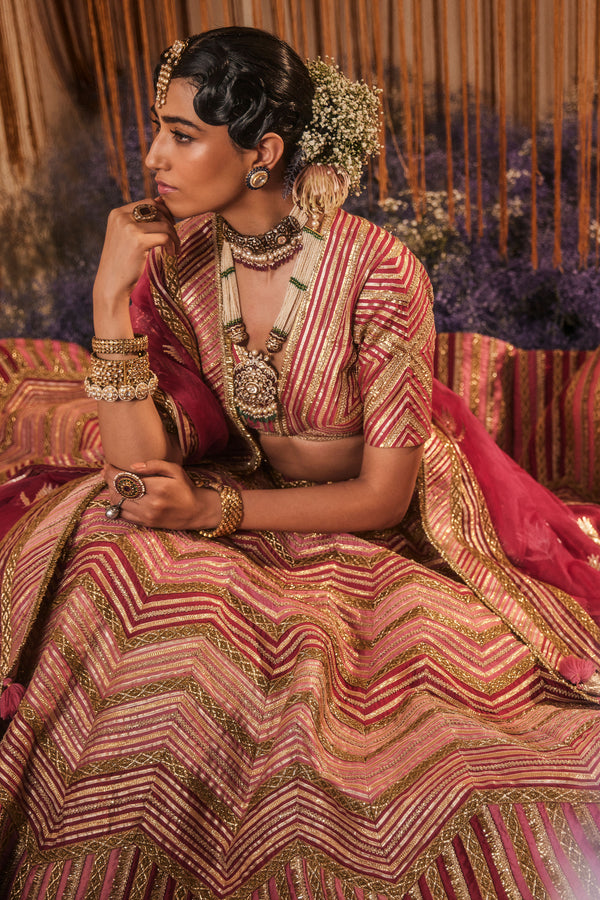 Sitara Lehenga with Blouse and Dupatta