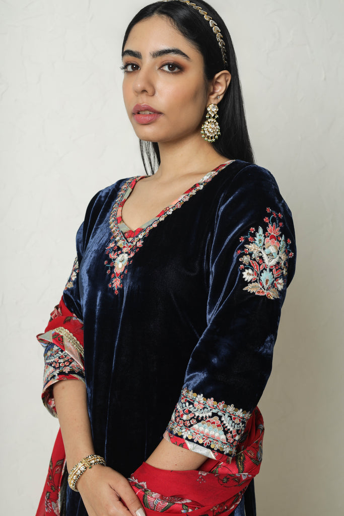 Medley Short Kurta & Sharara with Dupatta