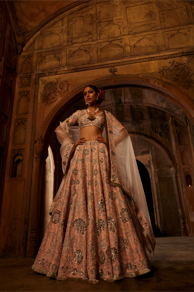 Titanium Bridal Lehenga