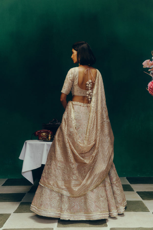 Dori Sequin Lehenga