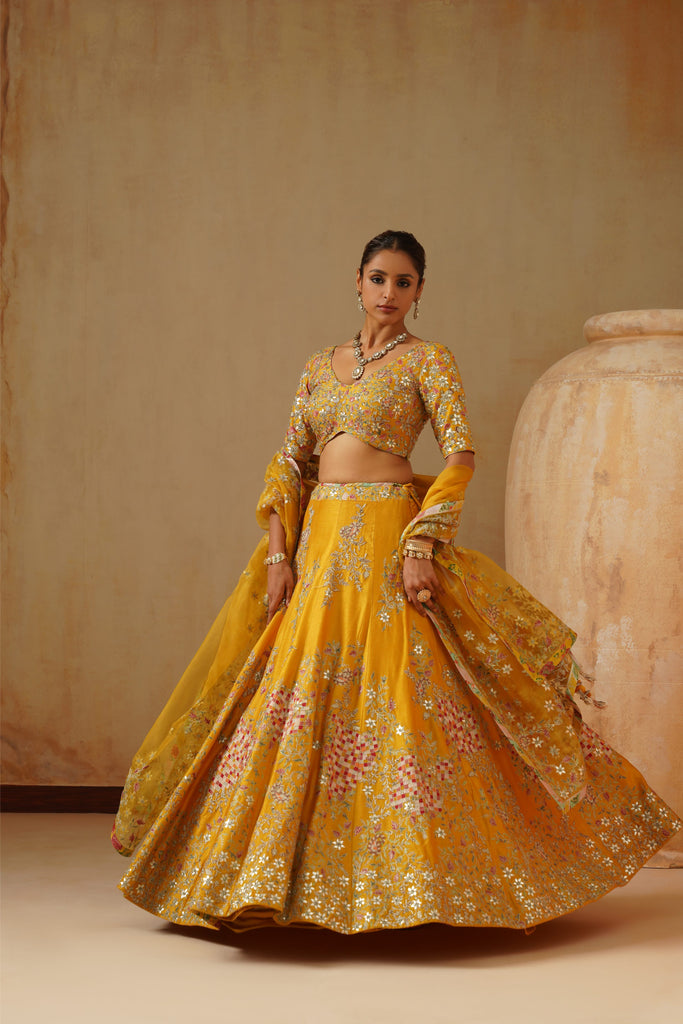 Jugnu Fusion Lehenga