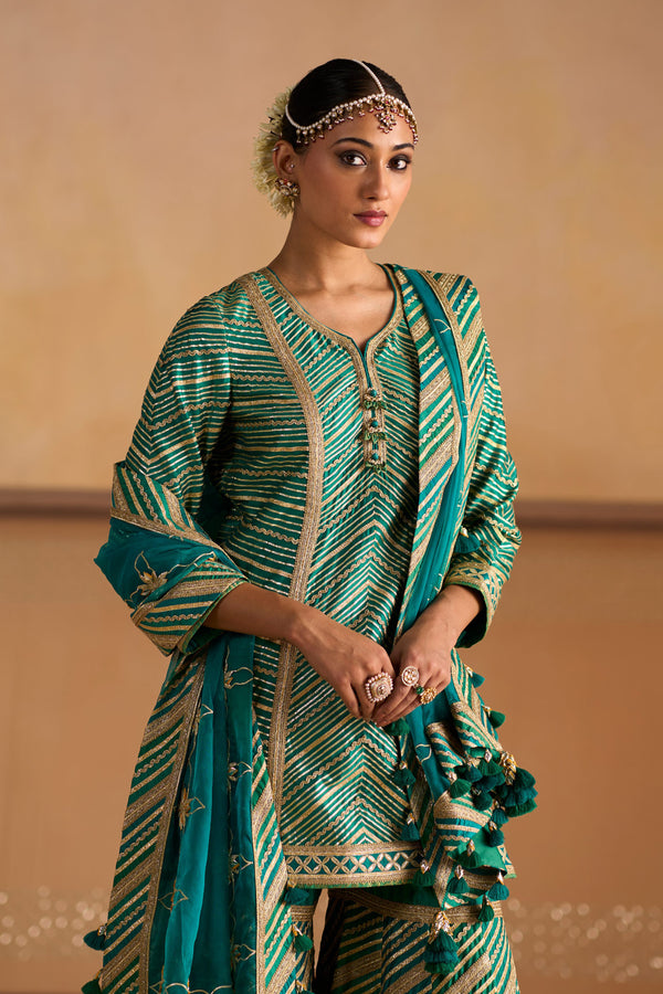 Gulrang Short Kurta & Sharara