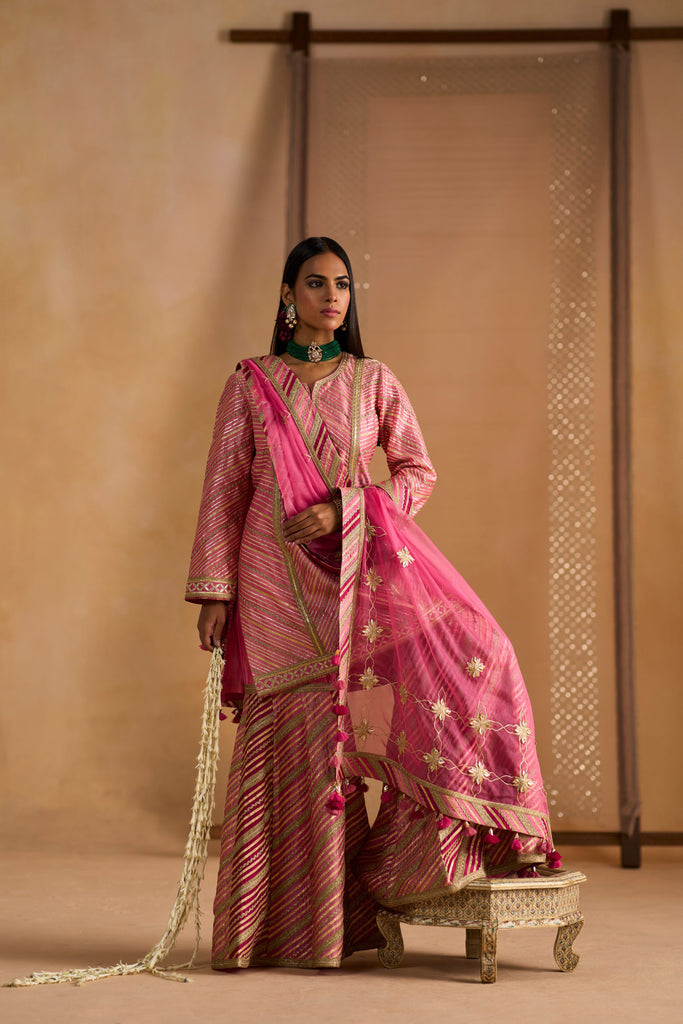 Gulrang Short Kurta & Sharara