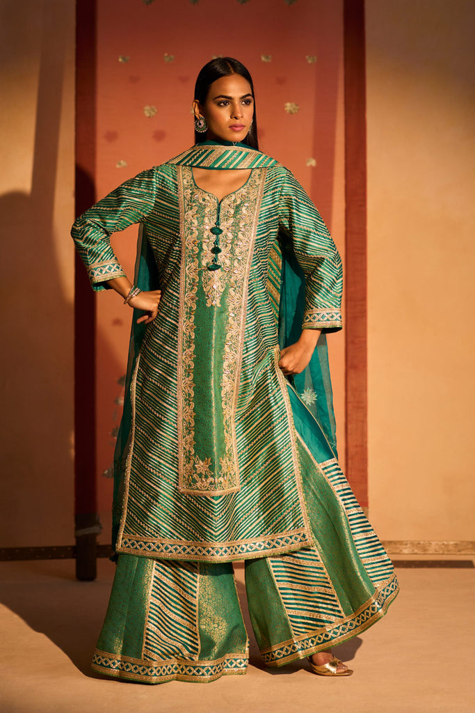 Gulrang Long Kurta & Sharara