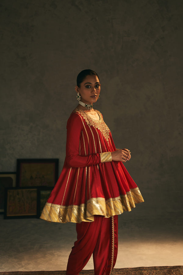 Marodi Short Kaleedar with Dhoti