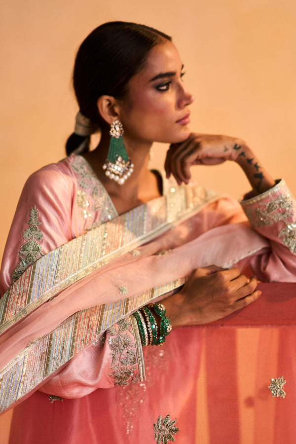 Nazm Bridal Short Kurta & Sharara