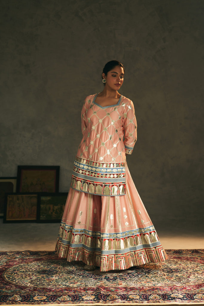 Noya Short Kurta & Sharara