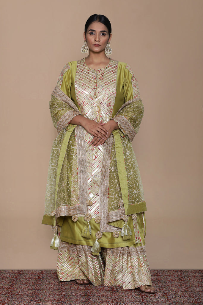 Eram Long Kurta & Sharara