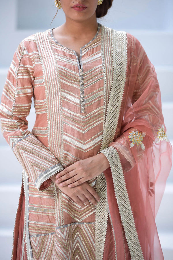 Gota Short Kurta & Sharara