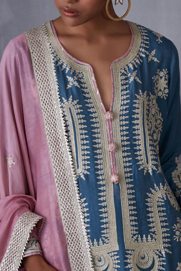 Sahiba Long Kurta & Sharara