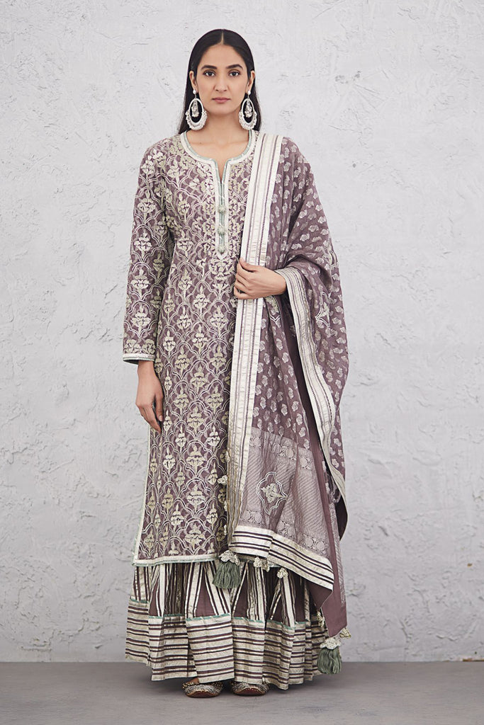 Tulip Long Kurta & Sharara