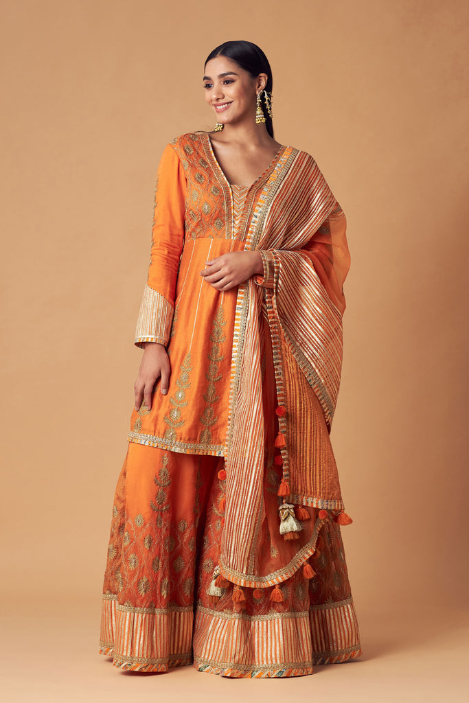 Star Short Kurta & Sharara