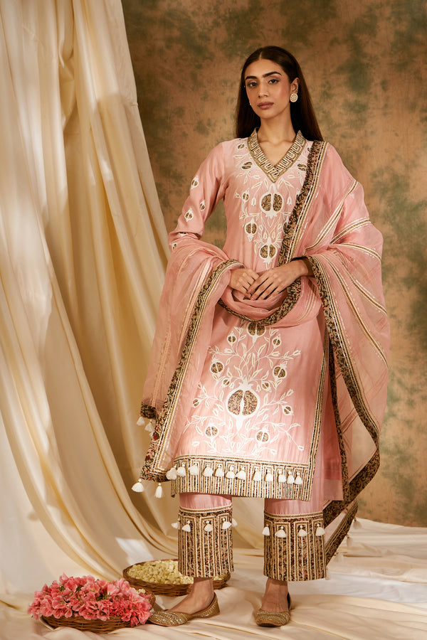 Anaar Long Kurta with Wide Pants