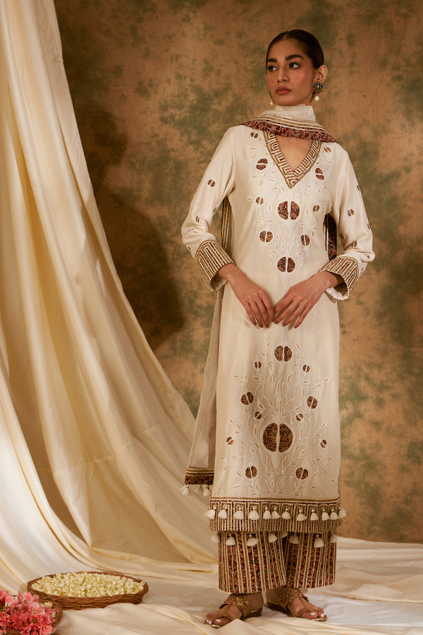 Anaar Long Kurta with Wide Pants