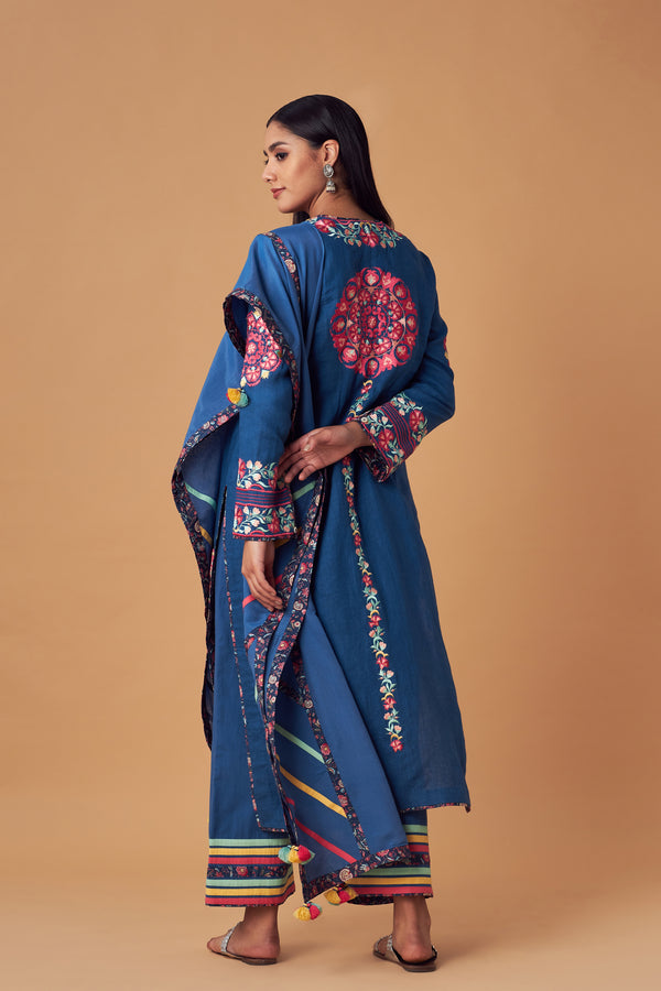 Suzzane Long Kurta with Pants