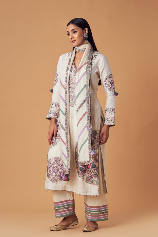 Suzzane Long Kurta with Pants