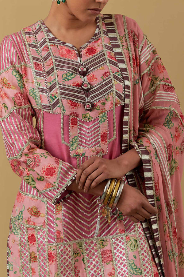 Aamna Short Kurta & Sharara