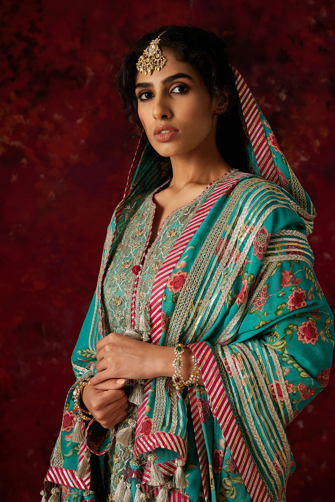 Noor Long Kurta & Sharara